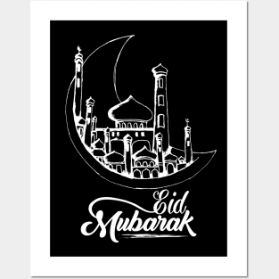 Eid mubarak islamic Posters and Art